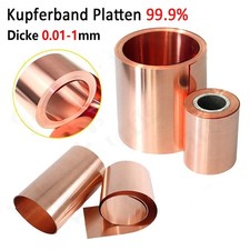 Kupferband Platten 99.9%