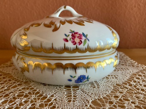 Herend porzellan deckeldose - herend,