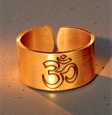 Ohm/Om-Kupferring –Yoga