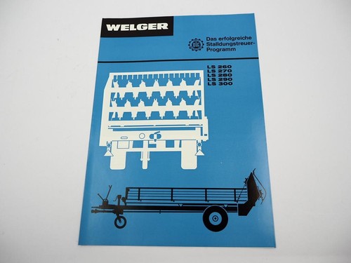 Original prospekt welger - original,