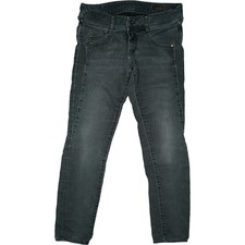 HERRLICHER W33 L30 Jeans Hose used grau Damen super stretch Slim low Rise 44 XXL