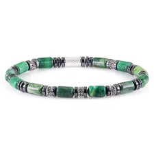 Perlenarmband African Green