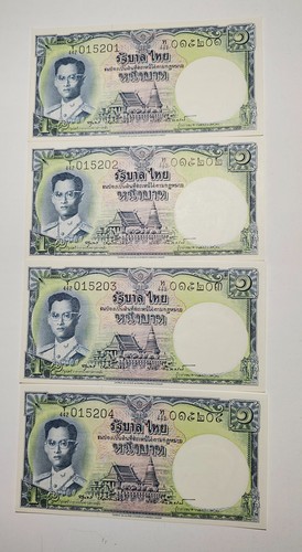 Thailand baht banknoten 1958 - 1,