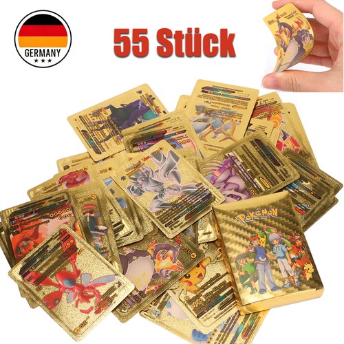 Stück pokemon karten gold - stück,