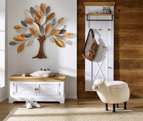 Hocker weiß b78 h54 x - b78,