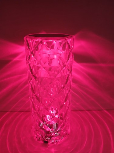 Led kristall optik tischlampe - optik,