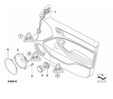 BMW E46 Harman Kardon Top Hifi Lautsprecher 65138368243