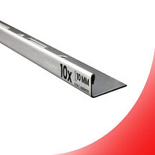 10x L-Profil Edelstahlschiene Fliesenschiene Fliesenprofil L250cm 10mm gebürstet