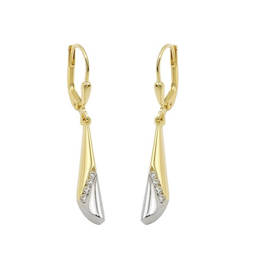 Echt gold 333 bicolor gelb - gold,