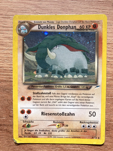 Dunkles donphan 105 - holo,