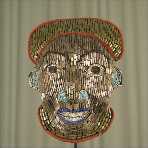 88741 maske bamun - bamun, kamerun