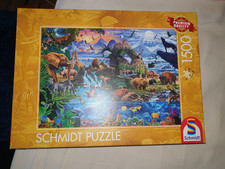 Schmidt Puzzle, Panorama der Tierwelt, 1500 Teile, 846x598 mm
