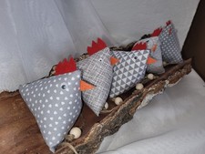 5 Deko Hühner ❤ Frühling