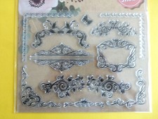 Motivstempel Ornamente Clearstempel Kartengestaltung Basteln ca:20x15cm