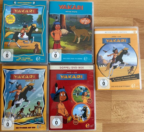 Yakari dvd boxen verschiedene - yakari,