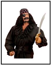 Rüschenhemd Piraten Herren