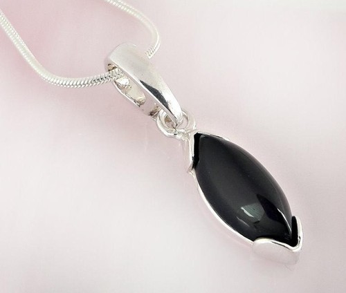 Onyx anhänger silber 925 - anhänger,