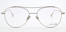 COLIBRIS Brille STINE 3 Gold Glanz 50-16 Tropfen Pilot Filigran Leicht Edelstahl