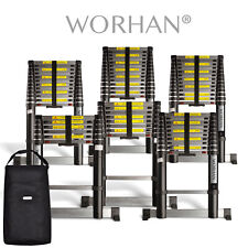 WORHAN® Luftabsenkungstechnologie TELESKOPLEITER ALULEITER ANLEGELEITER B-ware