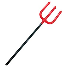 TEUFELS DREIZACK Halloween Karneval Satan Neptun Gabel Spieß Kostüm Zubehör Deko