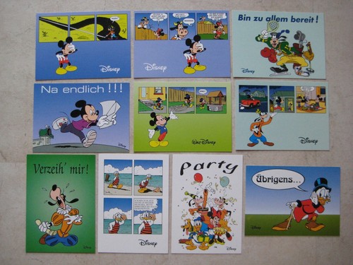 Disney ansichtskarten - 10,