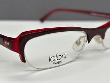 Lafont Brille Damen Rot  eckig