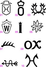 Aufkleber Brandzeichen Pferderassen Pferdeaufkleber Autoaufkleber Pferd 2 Stk