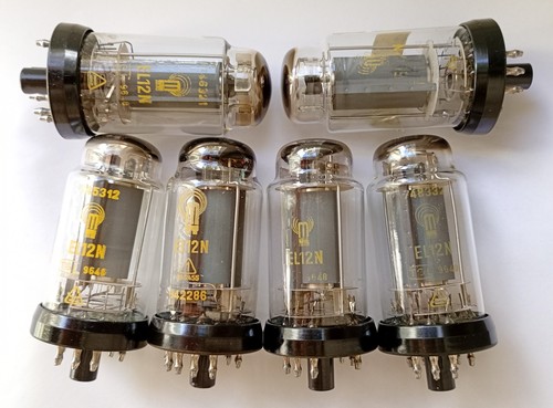 Lot pcs el12n rft tubes - lot, pcs.