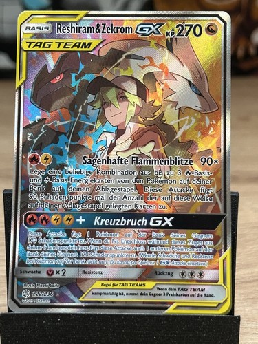 Pokémon reshiram zekrom gx - &,
