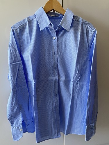Van laack bluse blau weiß - van,