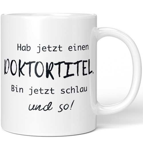 Hab jetzt einen doktortitel - jetzt,