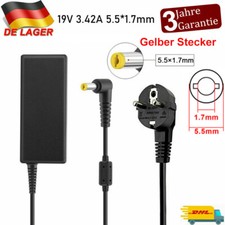 Laptop Ladegerät Netzteil für ACER Aspire Notebook 19V 3.42A 65W Netzkabel Neu