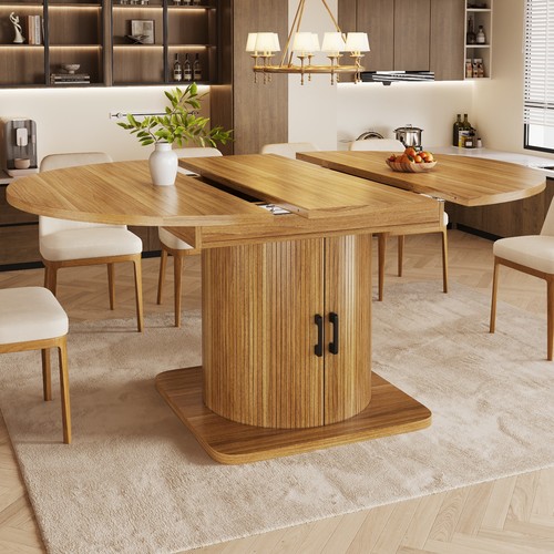 Rund oval ausziehbarer - rund/oval,