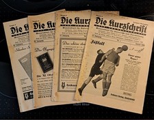 4 Alte Zeitschriften "Die Kurzschrift" 1938/1939, Heckner/Wolfenbüttel