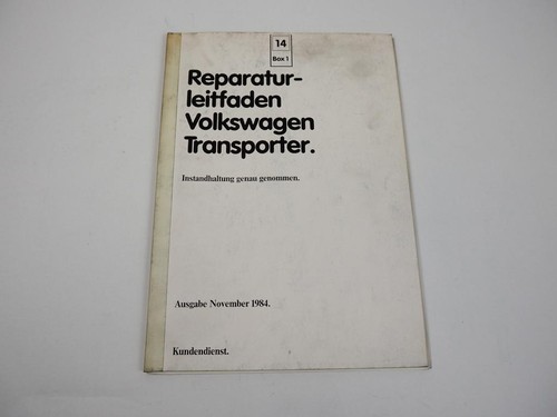 Reparaturleitfaden bus - vw,