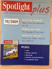 SPOTLIGHT PLUS Englisch-Sprachtrainer 10/2009 - TRAIN TRAVEL, SHALL, FRIGHTENED