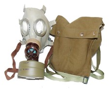 alte Tschechische Gasmaske CM 3 mit Tasche Schutzmaske Atemschutzmaske Armee