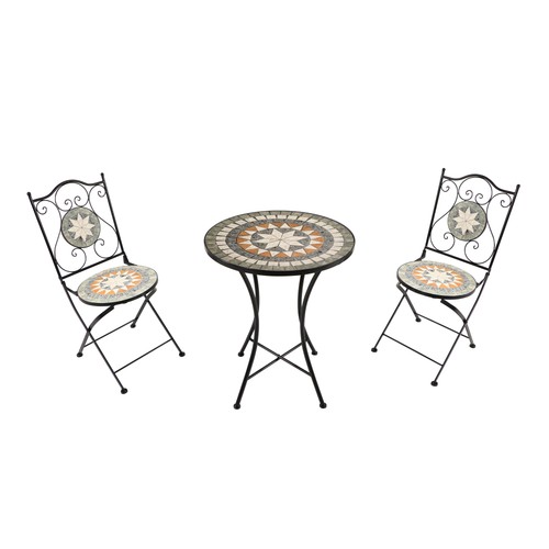 Bistroset teilig mit mosaik - 3-teilig,