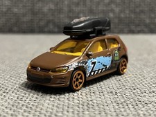 Majorette VW Golf GTI VII 7 Volkswagen Braun Dachbox Modell Diecast 1:64