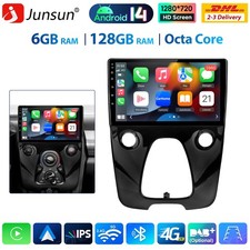 10.1" Android14 Autoradio Carplay FM 128G Für Toyota Aygo Citroen C1/Peugeot 108