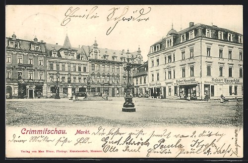 Ansichtskarte crimmitschau - ansichtskarte,
