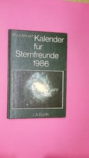 151797 Paul Ahnert KALENDER FÜR STERNFREUNDE. 1986. KLEINES ASTRONOMISCHES