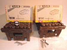 ++ G61 Spur G 2m  LGB 1030 2 Stück Prellbock mit Sperrzeichen und Schrauben OVP