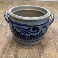 Alter Steingut Schmalztopf Gurkentopf Kartoffeltopf 4,5l  2 Henkel „Westerwald“