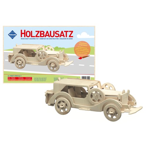 Pebaro holzbausatz oldtimer - oldtimer, i