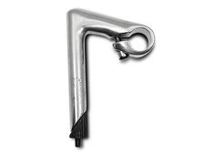 Retro Alu Rennrad Vorbau Silber Ø 25,4 mm Lenkerklemmung für 1" Gabel