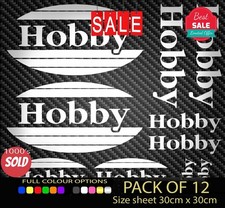 Hobby Vinyl Aufkleber Sticker Blatt Wohnwagen Wohnmobil Camper Wohnmobil Wohnmobil 12