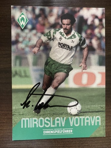 Werder autogrammkarte - werder,