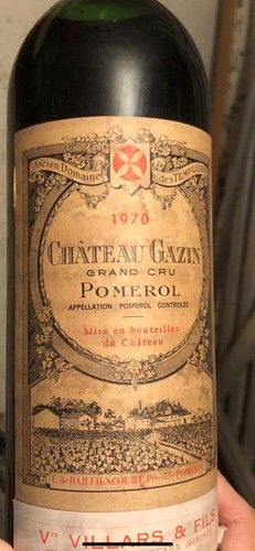 Rotwein château gazin grand - château,