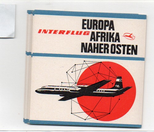 Interflug kofferaufkleber - interflug,